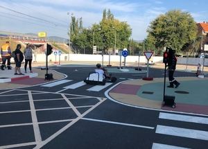 Los alumnos de Educación Vial de Collado Villalba comienzan las clases prácticas