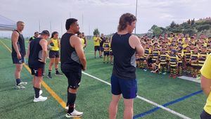 Los Classic All Blacks revolucionan el campo de rugby Antonio Martín de Torrelodones