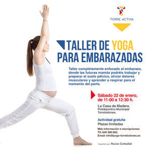 El Polideportivo de Torrelodones acoge un taller gratuito de yoga para embarazadas
 