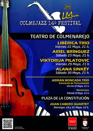 Colmenarejo celebra en mayo su Festival de Jazz con seis conciertos, una masterclass y una exposición fotográfica