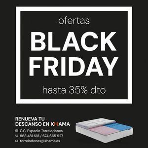 Aprovecha el Black Friday de KHAMA y renueva tu colchón