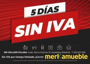 No te pierdas los 5 Días sin IVA de Merkamueble