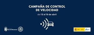 Campaña de controles de velocidad en Hoyo de Manzanares hasta el 19 de abril