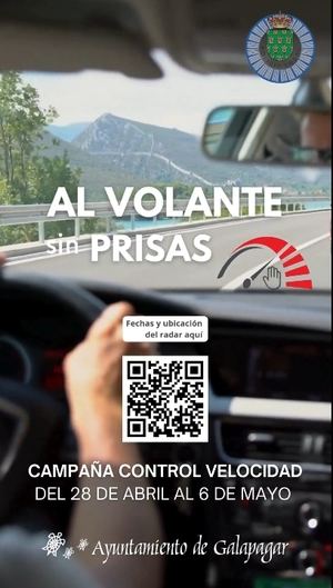 Galapagar inicia una campaña de control de velocidad con radar y publica las ubicaciones en las que estará instalado