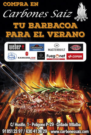 Si quieres cocinar al aire libre este verano, todo lo tienes en Carbones Saiz