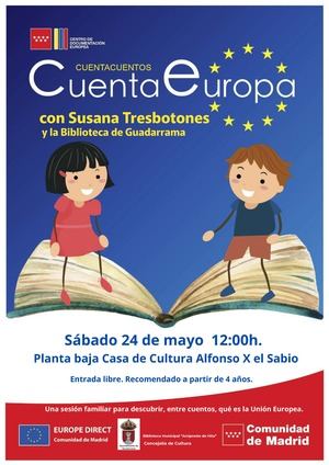 La Biblioteca Arcipreste de Hita de Guadarrama acoge un cuentacuentos de la campaña ‘Cuenta Europa’
