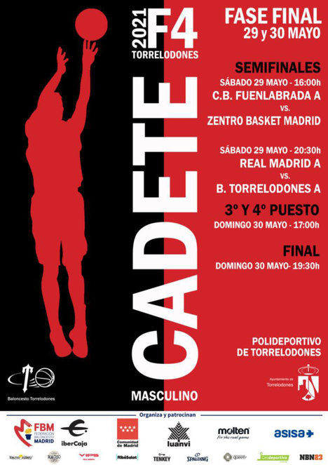 La Final Four de la categoría Cadete Especial masculino de baloncesto se juega en Torrelodones