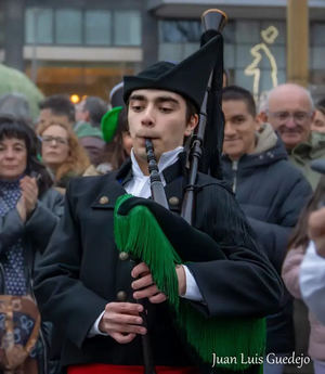 El guadarrameño César González Valencia, en las semifinales del Certamen de Gaitas Remis Ovalle de Oviedo