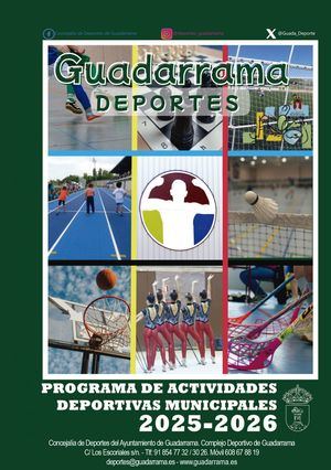 El 1 de septiembre se abren las inscripciones en las Escuelas Municipales Deportivas de Guadarrama