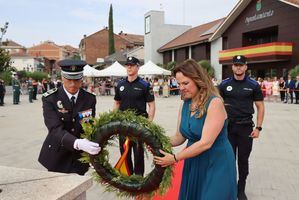 Galapagar rinde homenaje a la Policía Local en el día de su patrón, San Juan Bautista