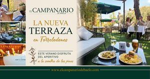 El Campanario de Baelo, la terraza lounge de Torrelodones para el aperitivo y el tardeo este verano