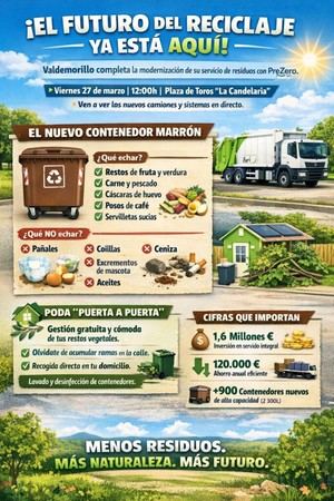 Valdemorillo presenta el nuevo servicio de recogida de residuos urbanos este viernes