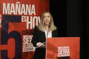 La Unión Comarcal de CCOO en la Sierra de Guadarrama elige a Elena Abad como su nueva secretaria general