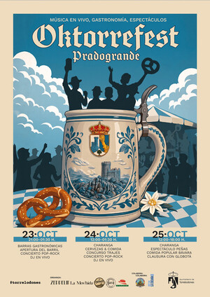 El Oktorrefest llenará Pradogrande de música y gastronomía alemana del 23 al 25 de octubre