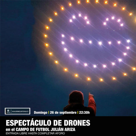 Torrelodones despide su programación de verano con un espectáculo de drones