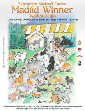 Cerca de 500 ejemplares de 123 razas estarán este sábado en la Exposición Nacional Canina de Valdemorillo