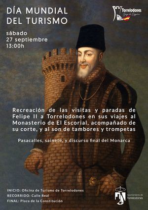 Felipe II regresa a Torrelodones con motivo del Día Mundial del Turismo