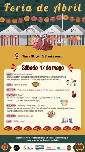Este sábado 17 de mayo Guadarrama celebra su Feria de Abril