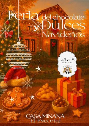 El Escorial celebra la Navidad con la Iª Feria del Chocolate y Dulces Navideños