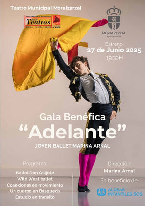 El Teatro de Moralzarzal acoge este viernes la Gala de Ballet benéfica ‘Adelante’