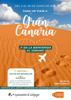 Galapagar da la bienvenida al verano regalando un viaje a Canarias a los clientes del comercio localidad