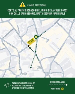 El Ayuntamiento de Galapagar cierra provisionalmente la calle Cotos para evitar accidentes