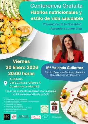 Guadarrama ofrece una charla sobre nutrición y hábitos saludables