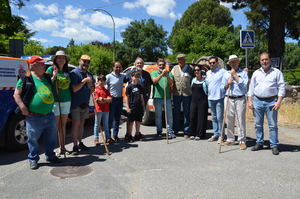 Los directores generales de Agricultura y Transición Ecológica visitaron el rebaño de la trashumancia en Guadarrama