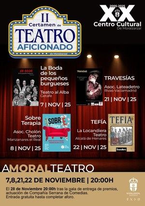 Moralzarzal dedica el mes de noviembre al teatro aficionado