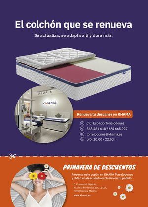 KHAMA, el colchón que te renueva y se renueva
 