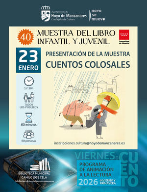 Hasta el 28 de enero, Hoyo de Manzanares celebra la 40ª Muestra del Libro Infantil y Juvenil