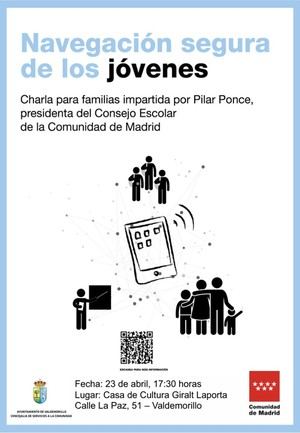 Valdemorillo acoge este miércoles una charla sobre la Guía de Navegación Segura de los jóvenes