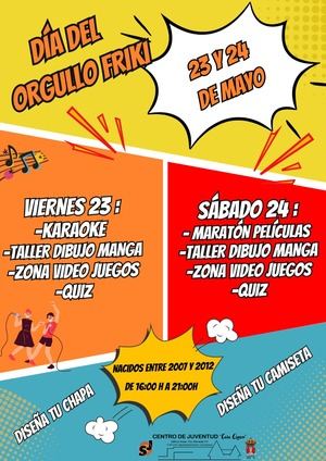 El Servicio de Juventud de Guadarrama celebra el Día del Orgullo Friki
