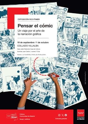 La exposición ‘Pensar el Cómic’ de la Red ITINER visita Collado Villalba desde el 10 de septiembre