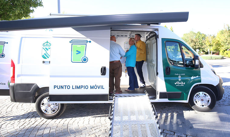El Punto Limpio Móvil de Collado Villalba recoge cerca de 30.000 artículos desechados en el último año