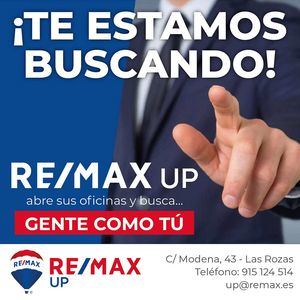 Si estás interesado en el sector inmobiliario, en RE/MAX UP, en Las Rozas, te están buscando
