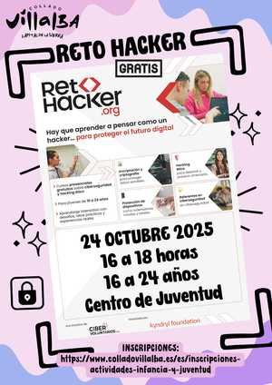 El Centro de Juventud de Collado Villalba organiza para el 24 de octubre un ‘Reto Hacker’ gratuito para jóvenes