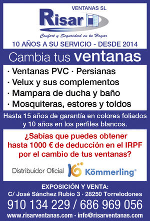 Hogares más confortables con Risar Ventanas