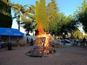 Fiesta de San Juan en Valdemorillo con hoguera, paella y música