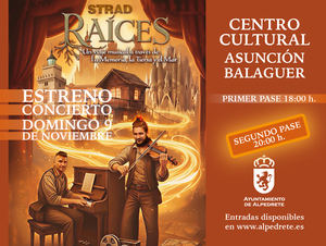 Alpedrete organiza un segundo pase del concierto de Jorge Guillén, STRAD, tras el éxito en la venta de entradas