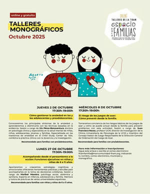 Nuevas sesiones del Espacio para las Familias de la Mancomunidad