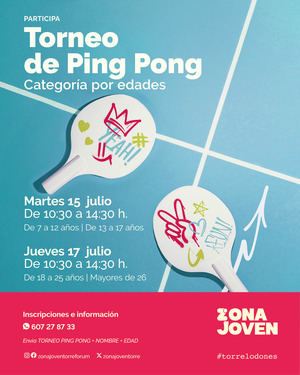 La Zona Joven Torreforum organiza Torneos para las fiestas patronales de Torrelodones