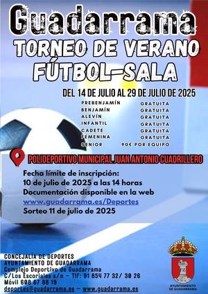 Abierta la inscripción para los torneos de verano de Fútbol 7 y Fútbol Sala de Guadarrama