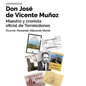 Torrelodones organiza una conferencia sobre José de Vicente Muñoz, cronista del municipio