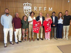 El Club Fútbol Base Deportivo Torrelodones se reúne con el presidente de la RFMM