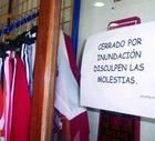 Inundación en una tienda