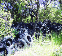 Cementerio de neumáticos