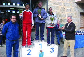 1º María Arribas, 2º Anastasia Lowisky y 3º Icíar Ledesma