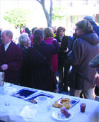 Chocolatada en la Plaza de la Constitución
