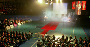 Espectáculo de luces y magia para la presentación oficial del Baloncesto Torrelodones